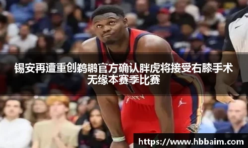 锡安再遭重创鹈鹕官方确认胖虎将接受右膝手术无缘本赛季比赛